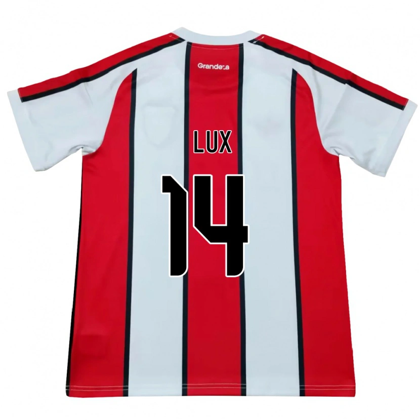 Danxen Mulher Camisola German Lux #14 Branco Vermelho Preto Alternativa 2026/27 Camisa