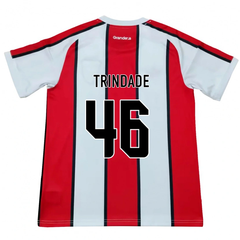Danxen Mulher Camisola Gonzalo Trindade #46 Branco Vermelho Preto Alternativa 2026/27 Camisa