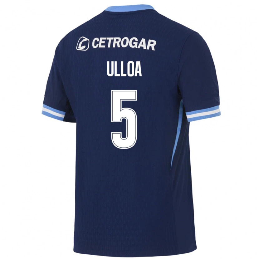 Danxen Mulher Camisola Camila Ulloa #5 Azul Real Azul Claro Branco Alternativa 2026/27 Camisa