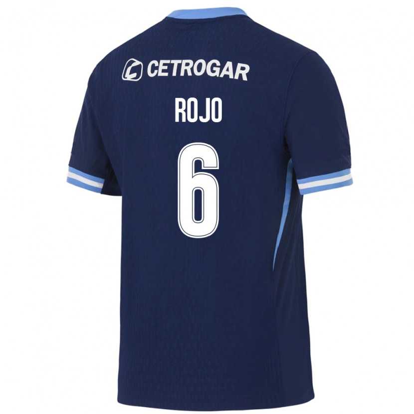 Danxen Mulher Camisola Marcos Rojo #6 Azul Real Azul Claro Branco Alternativa 2026/27 Camisa