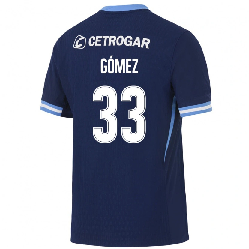 Danxen Mulher Camisola Rocío Gómez #33 Azul Real Azul Claro Branco Alternativa 2026/27 Camisa