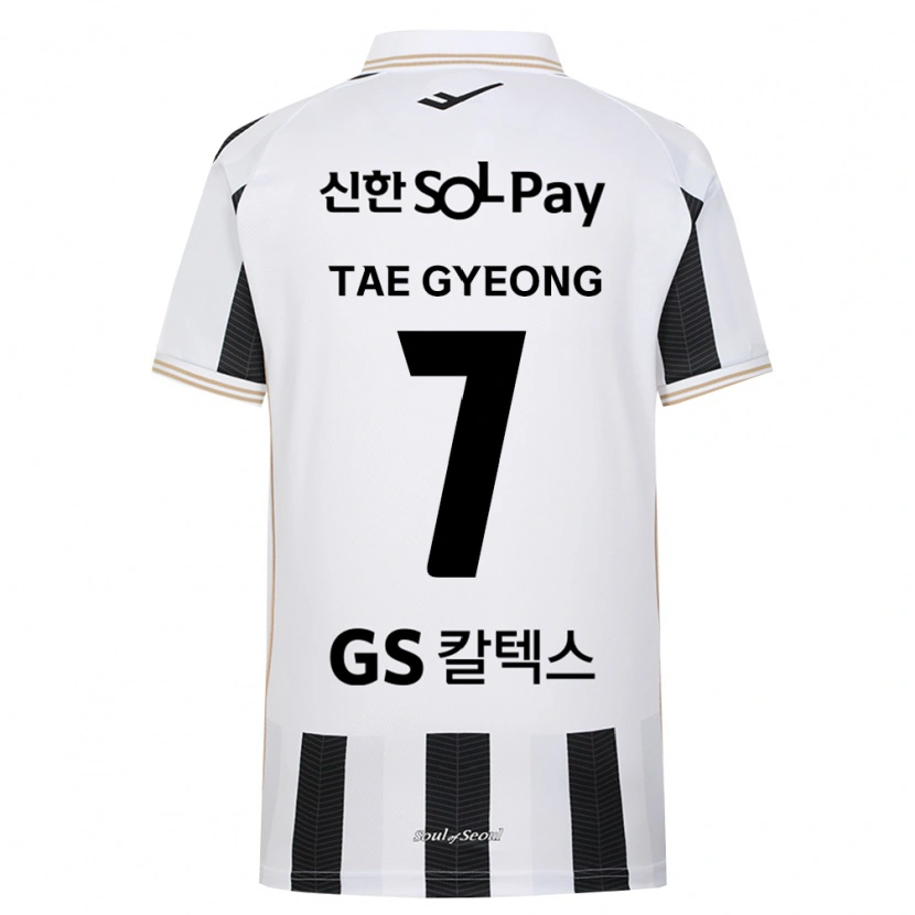 Danxen Mulher Camisola Tae-Gyeong Kang #7 Branco Preto Alternativa 2026/27 Camisa