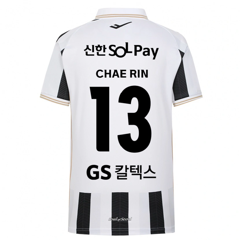 Danxen Mulher Camisola Chae-Rin Han #13 Branco Preto Alternativa 2026/27 Camisa