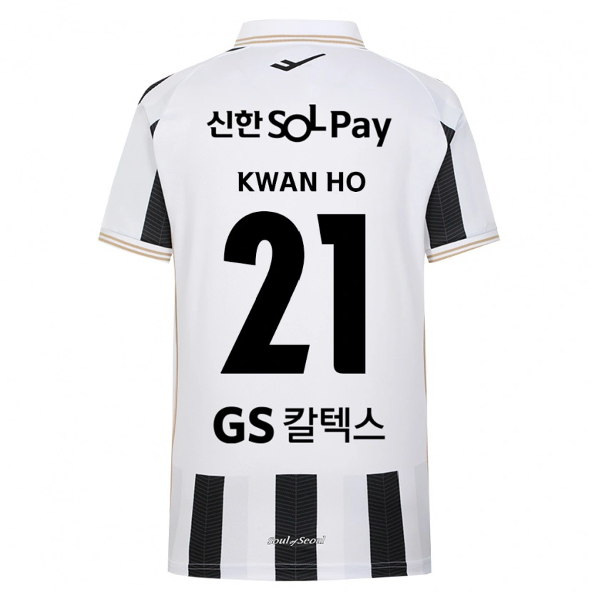 Danxen Mulher Camisola Kwan-Ho Han #21 Branco Preto Alternativa 2026/27 Camisa