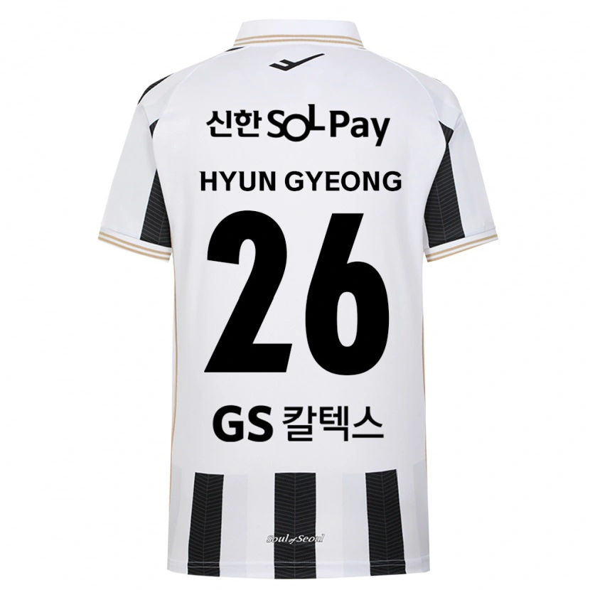 Danxen Mulher Camisola Hyun-Gyeong Jeong #26 Branco Preto Alternativa 2026/27 Camisa