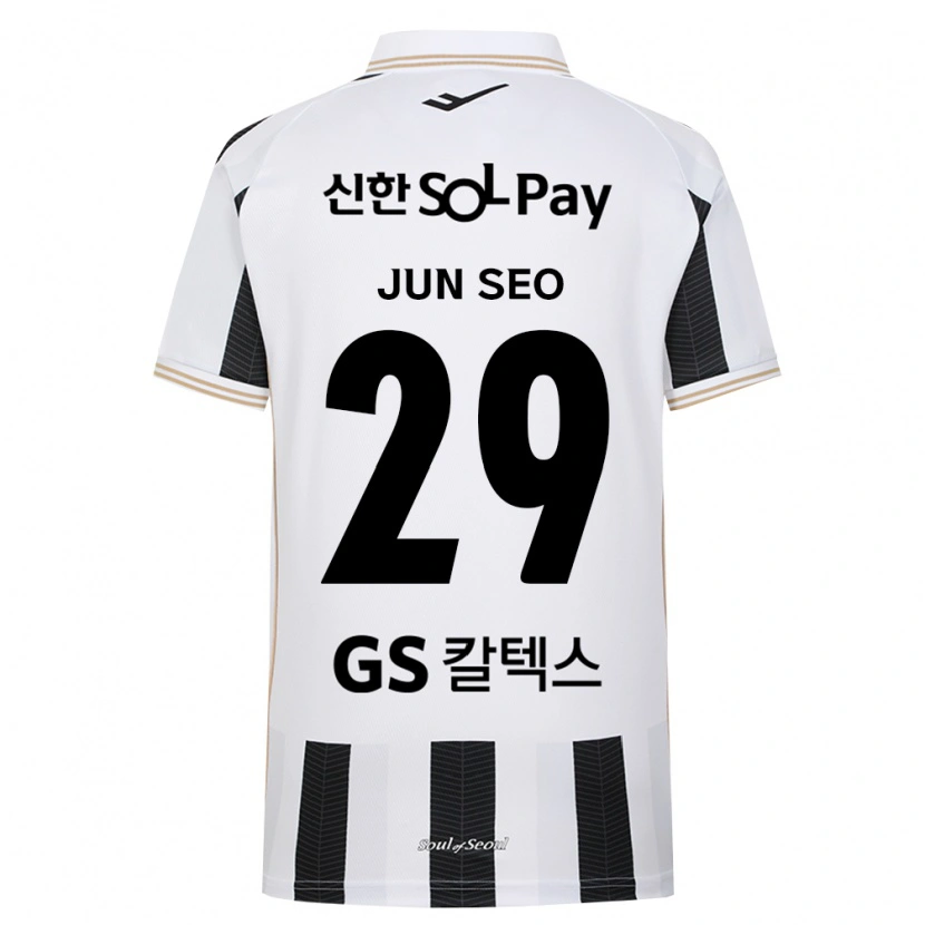 Danxen Mulher Camisola Jun-Seo Kim #29 Branco Preto Alternativa 2026/27 Camisa