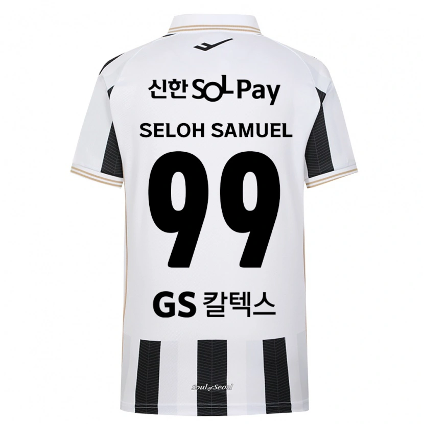 Danxen Mulher Camisola Seloh Samuel Gbato #99 Branco Preto Alternativa 2026/27 Camisa
