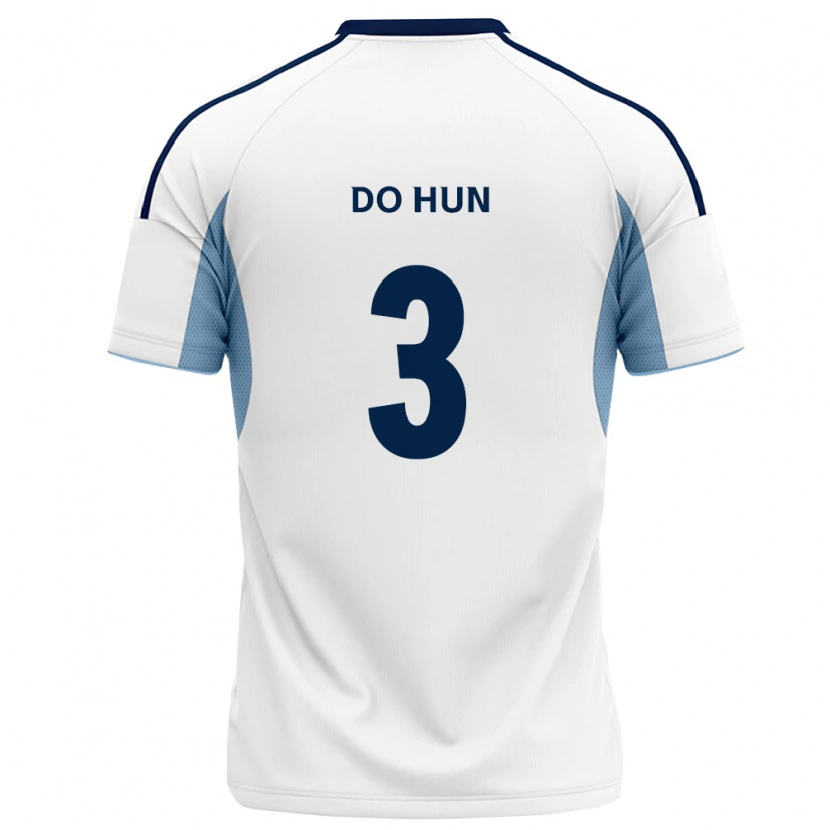 Danxen Mulher Camisola Do-Hun Kim #3 Azul Real Branco Alternativa 2026/27 Camisa