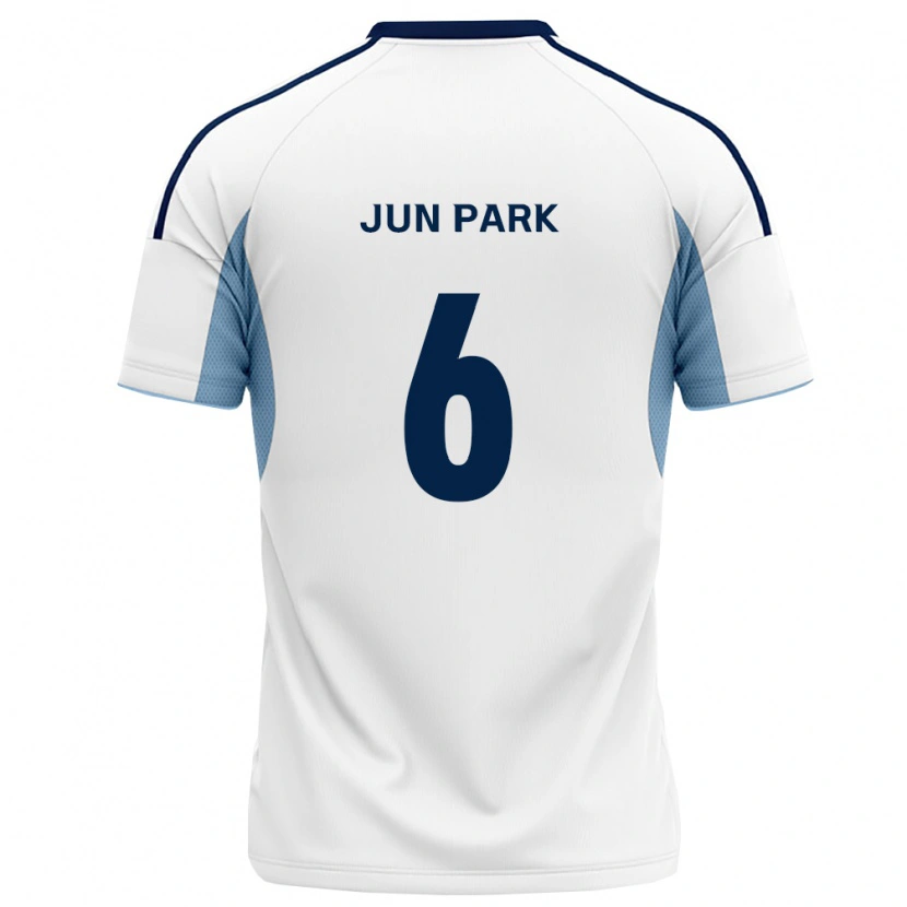Danxen Mulher Camisola Jun Park #6 Azul Real Branco Alternativa 2026/27 Camisa