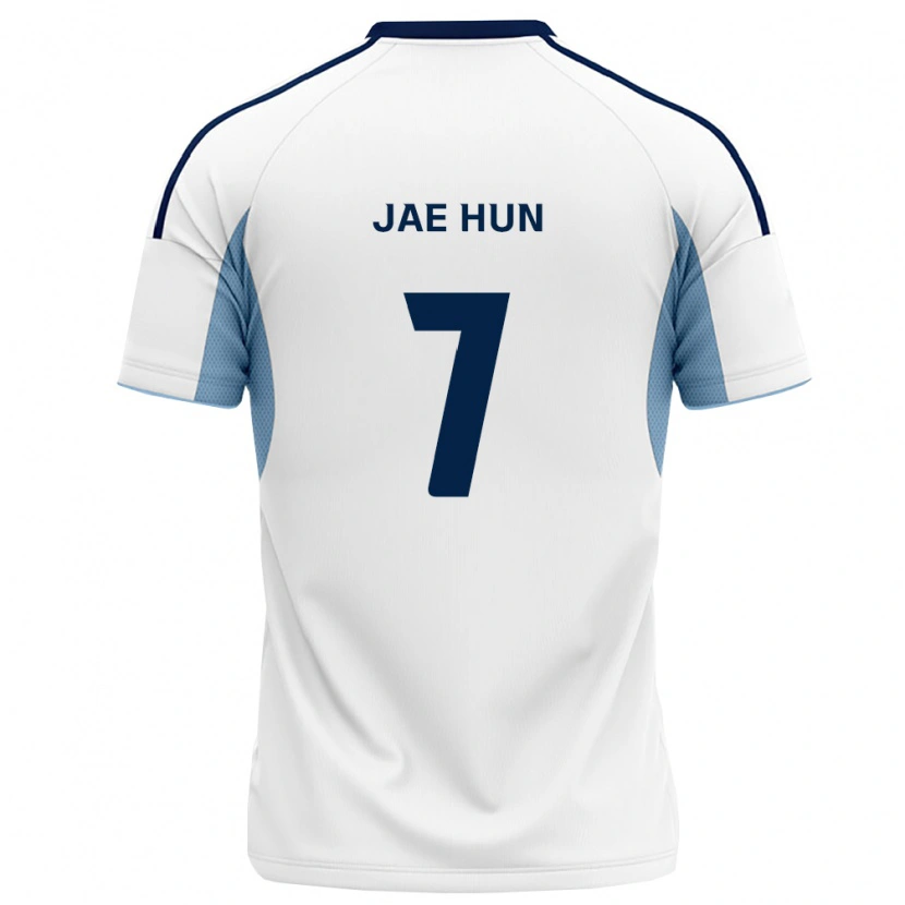 Danxen Mulher Camisola Jae-Hun Lee #7 Azul Real Branco Alternativa 2026/27 Camisa