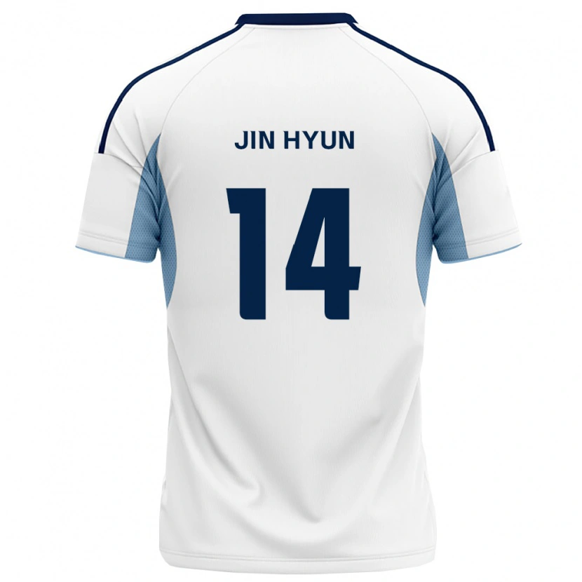 Danxen Mulher Camisola Jin-Hyun Lee #14 Azul Real Branco Alternativa 2026/27 Camisa