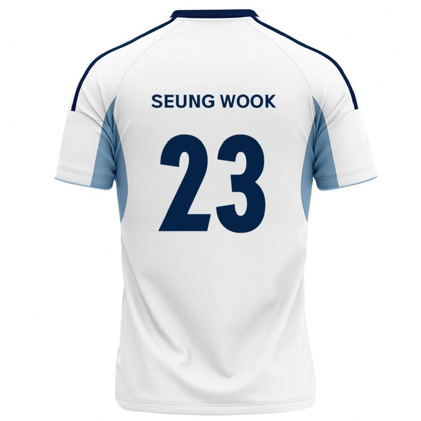 Danxen Mulher Camisola Seung-Wook Seo #23 Azul Real Branco Alternativa 2026/27 Camisa