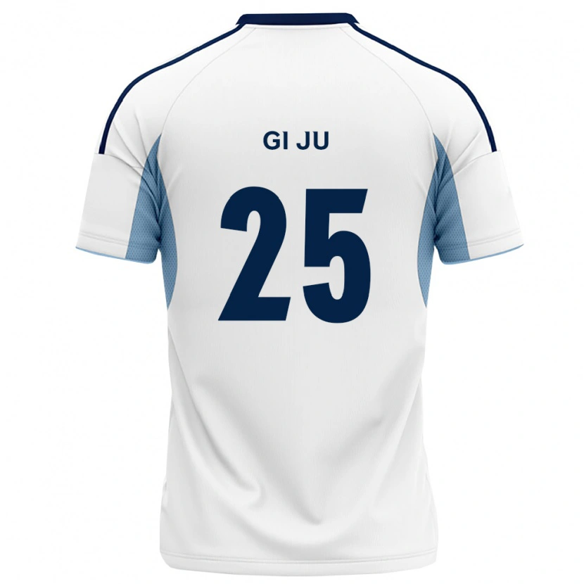 Danxen Mulher Camisola Gi-Ju Kwon #25 Azul Real Branco Alternativa 2026/27 Camisa