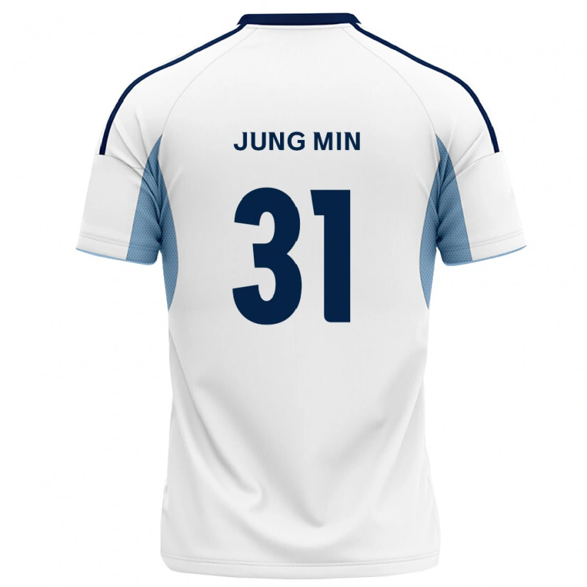 Danxen Mulher Camisola Jung-Min Han #31 Azul Real Branco Alternativa 2026/27 Camisa