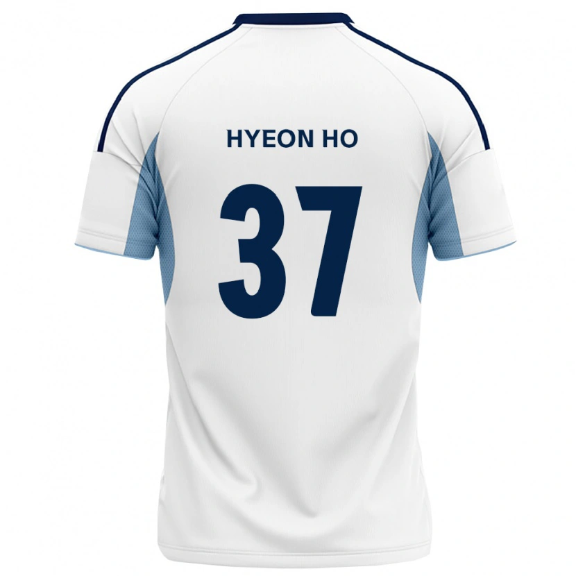 Danxen Mulher Camisola Hyeon-Ho Moon #37 Azul Real Branco Alternativa 2026/27 Camisa