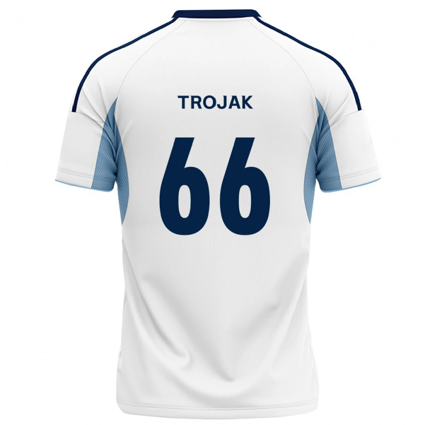 Danxen Mulher Camisola Milosz Trojak #66 Azul Real Branco Alternativa 2026/27 Camisa