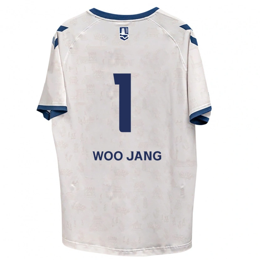 Danxen Mulher Camisola Woo-Jang Jo #1 Azul Real Branco Alternativa 2026/27 Camisa