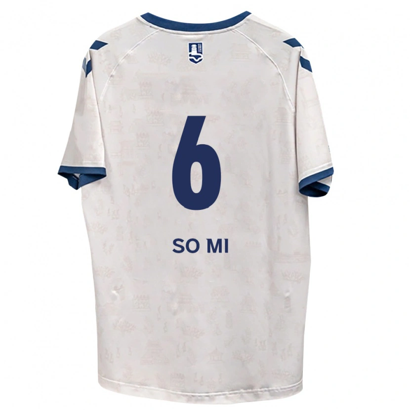 Danxen Mulher Camisola So-Mi Choi #6 Azul Real Branco Alternativa 2026/27 Camisa