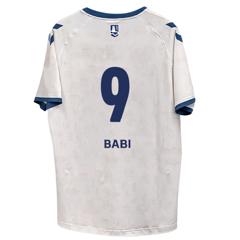 Danxen Mulher Camisola Matheus Babi #9 Azul Real Branco Alternativa 2026/27 Camisa