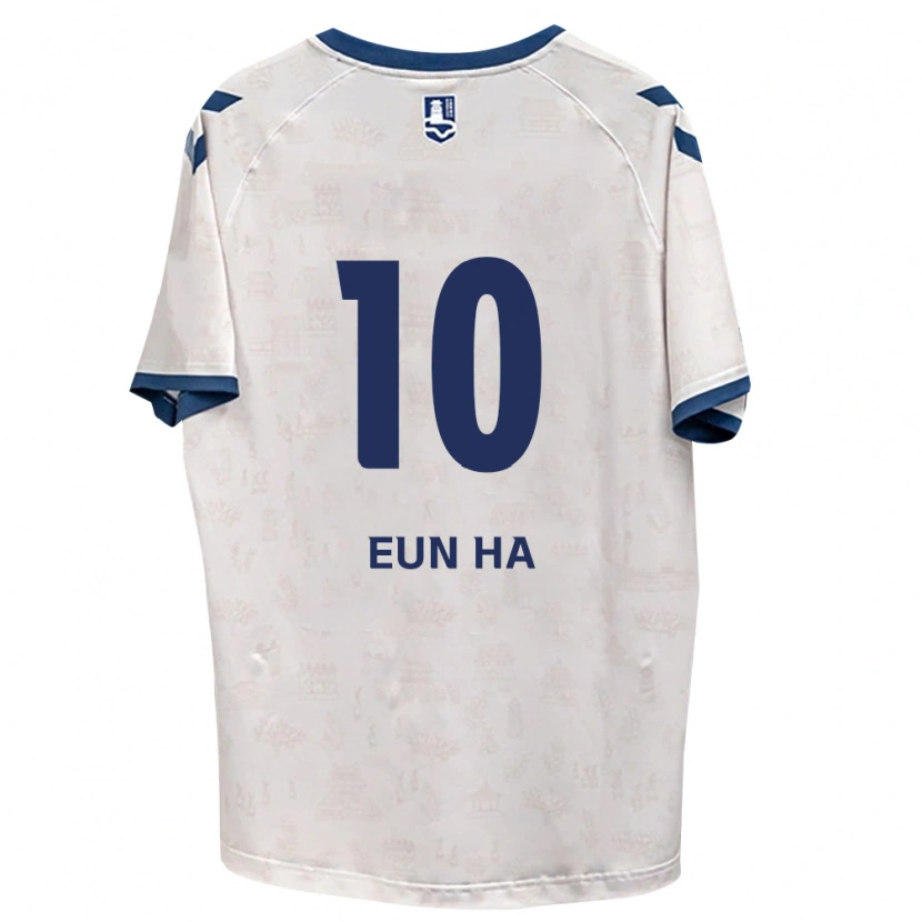 Danxen Mulher Camisola Eun-Ha Jeon #10 Azul Real Branco Alternativa 2026/27 Camisa