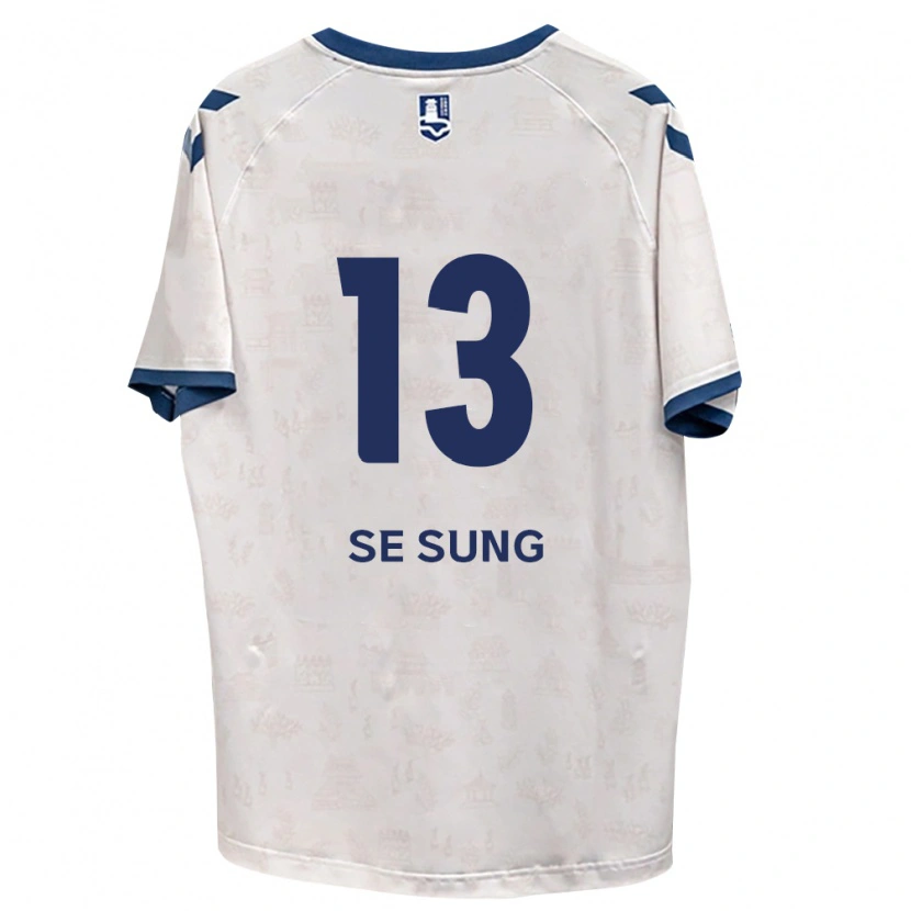Danxen Mulher Camisola Se-Sung Lee #13 Azul Real Branco Alternativa 2026/27 Camisa