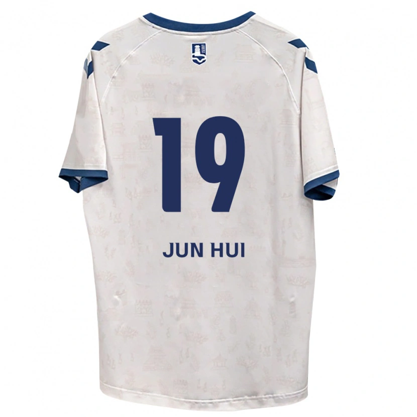 Danxen Mulher Camisola Jun-Hui Park #19 Azul Real Branco Alternativa 2026/27 Camisa