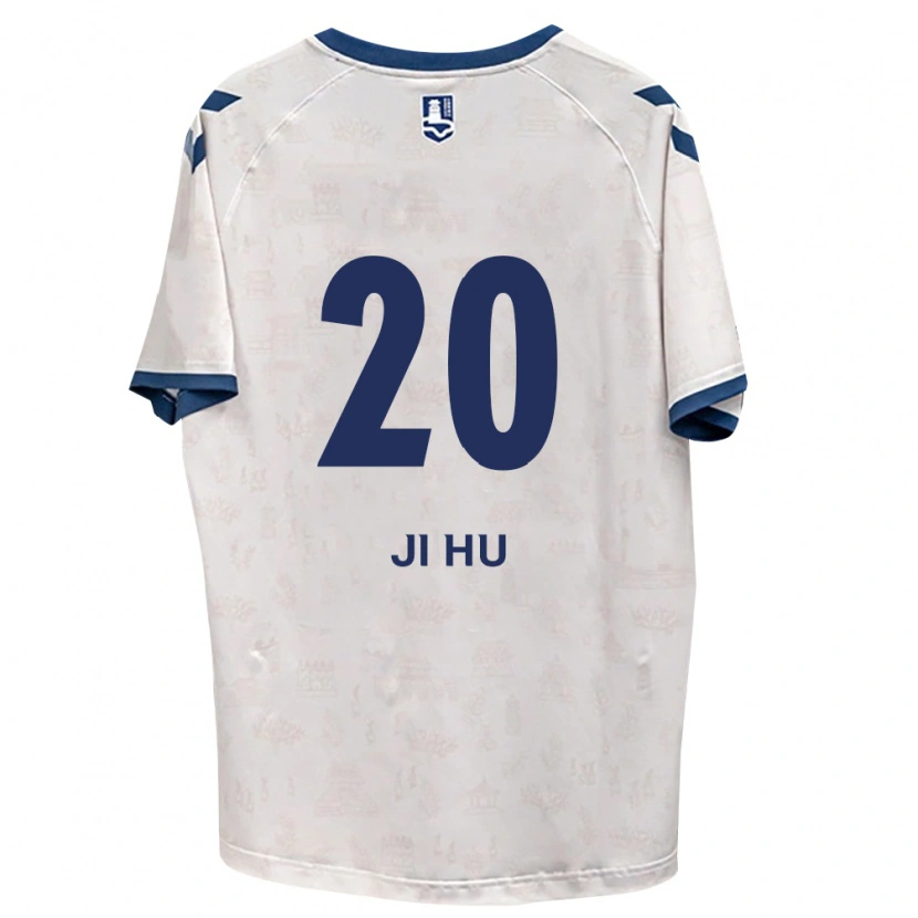 Danxen Mulher Camisola Ji-Hu Lee #20 Azul Real Branco Alternativa 2026/27 Camisa