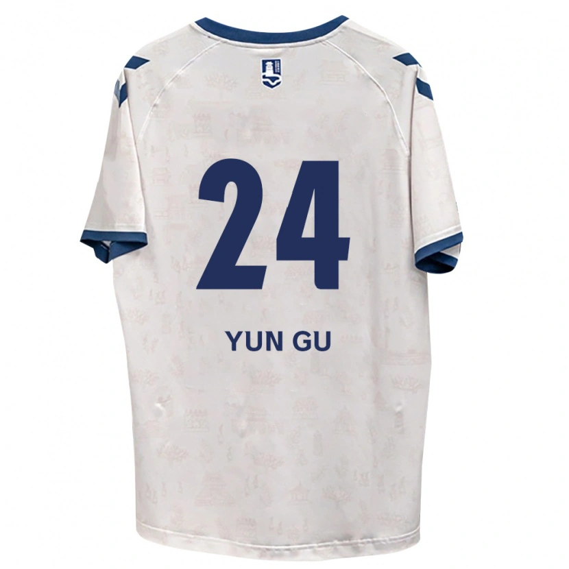 Danxen Mulher Camisola Yun-Gu Gang #24 Azul Real Branco Alternativa 2026/27 Camisa