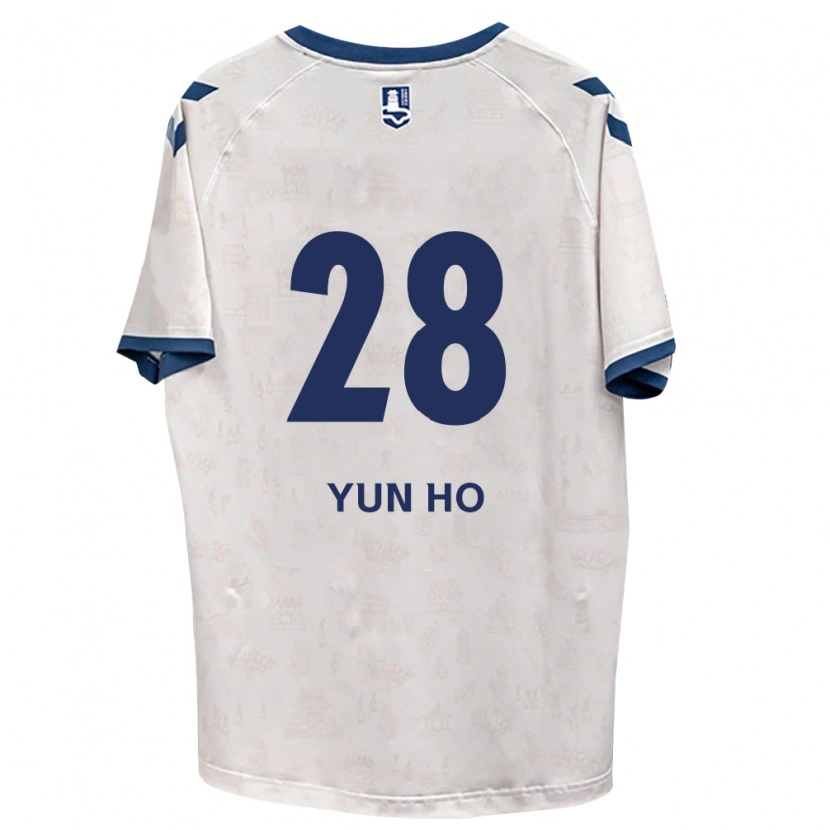 Danxen Mulher Camisola Yun-Ho Cho #28 Azul Real Branco Alternativa 2026/27 Camisa