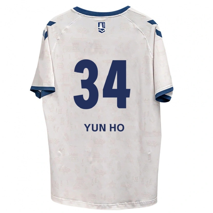 Danxen Mulher Camisola Yun-Ho Jang #34 Azul Real Branco Alternativa 2026/27 Camisa