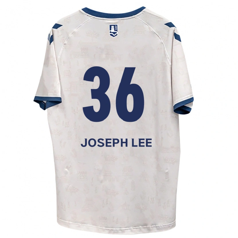 Danxen Mulher Camisola Joseph Lee #36 Azul Real Branco Alternativa 2026/27 Camisa