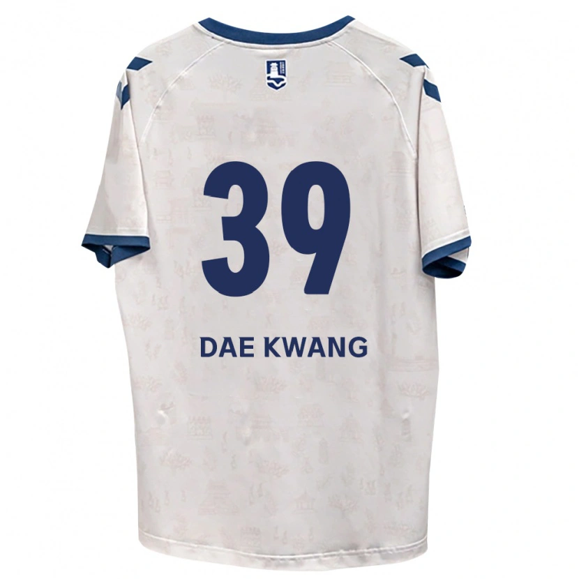 Danxen Mulher Camisola Dae-Kwang Lee #39 Azul Real Branco Alternativa 2026/27 Camisa