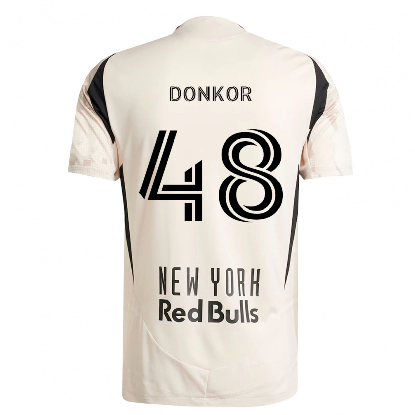 Danxen Mulher Camisola Ronald Donkor #48 Branco Off-Red Preto Alternativa 2026/27 Camisa