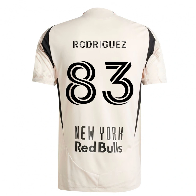 Danxen Mulher Camisola Benjamin Rodriguez #83 Branco Off-Red Preto Alternativa 2026/27 Camisa