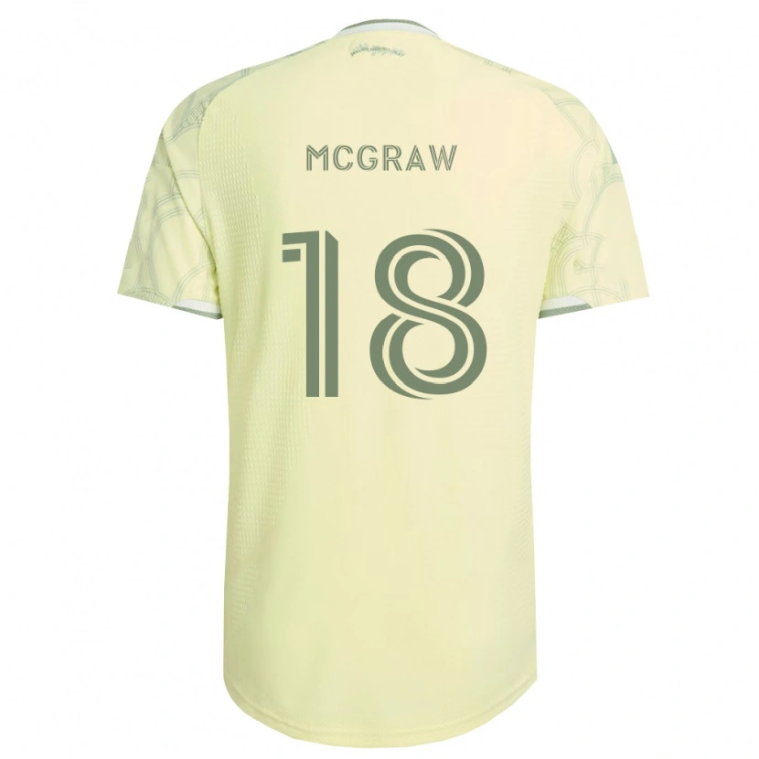 Danxen Mulher Camisola Zac Mcgraw #18 Bege Branco Alternativa 2026/27 Camisa