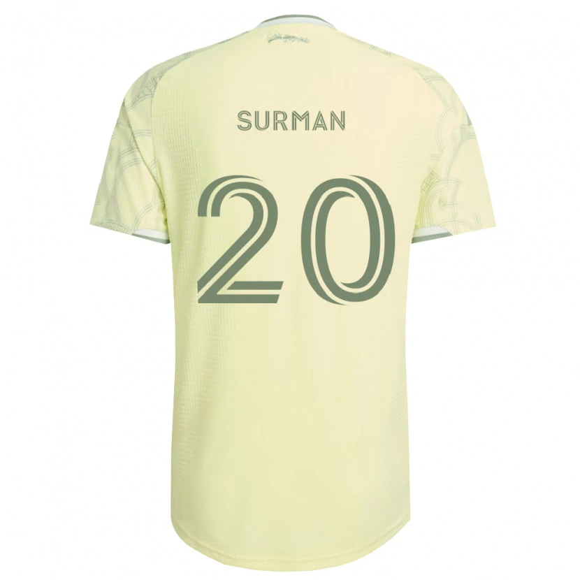 Danxen Mulher Camisola Finn Surman #20 Bege Branco Alternativa 2026/27 Camisa