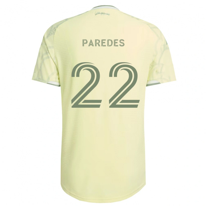 Danxen Mulher Camisola Cristhian Paredes #22 Bege Branco Alternativa 2026/27 Camisa