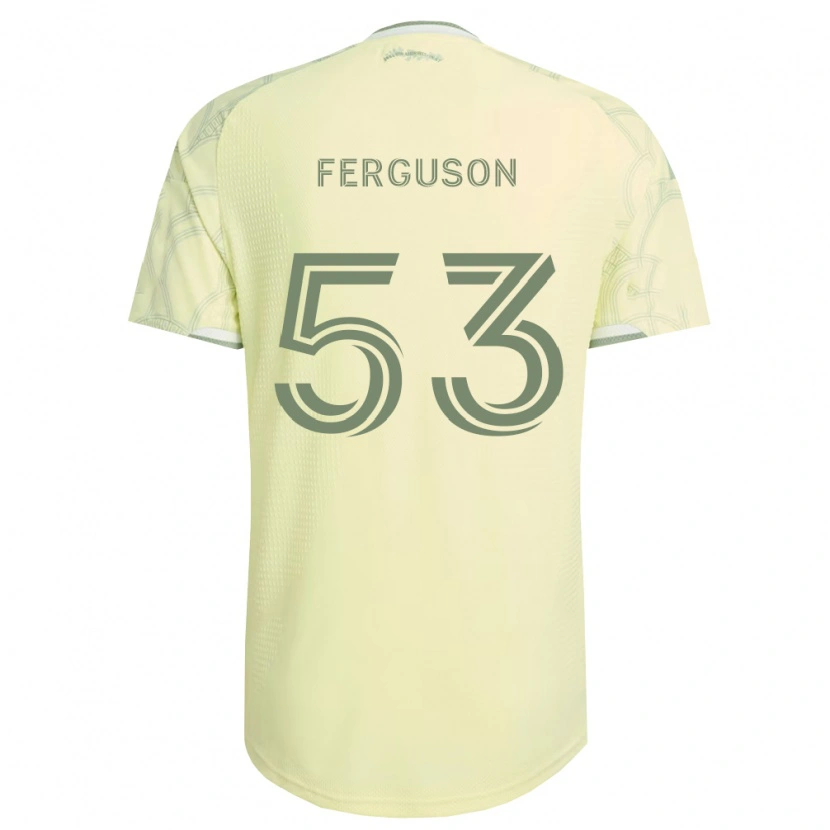 Danxen Mulher Camisola Connor Ferguson #53 Bege Branco Alternativa 2026/27 Camisa