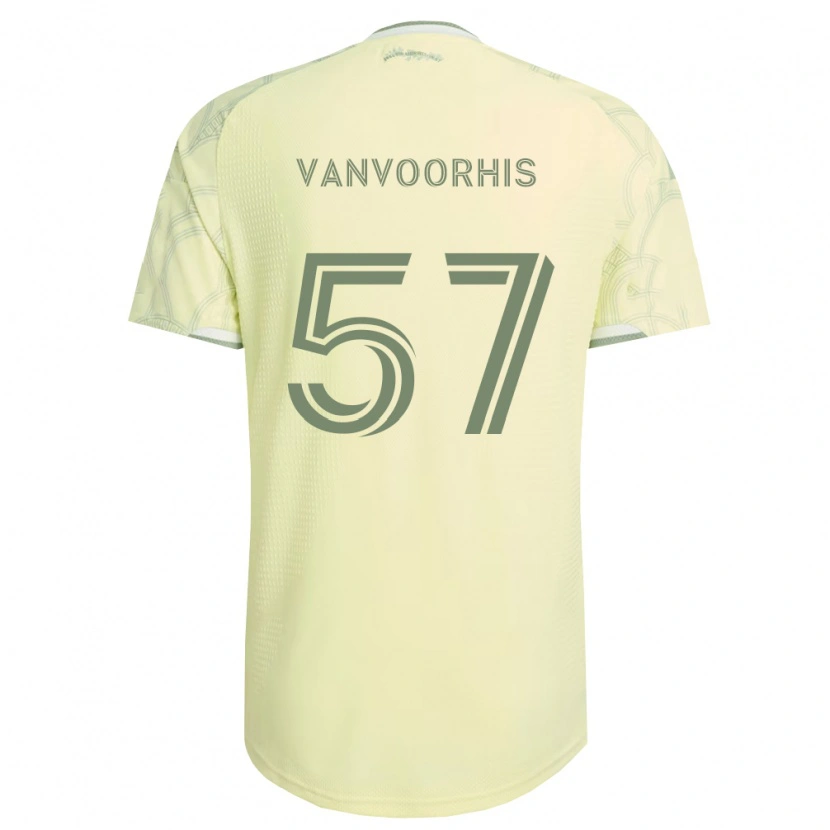Danxen Mulher Camisola Bryce Vanvoorhis #57 Bege Branco Alternativa 2026/27 Camisa