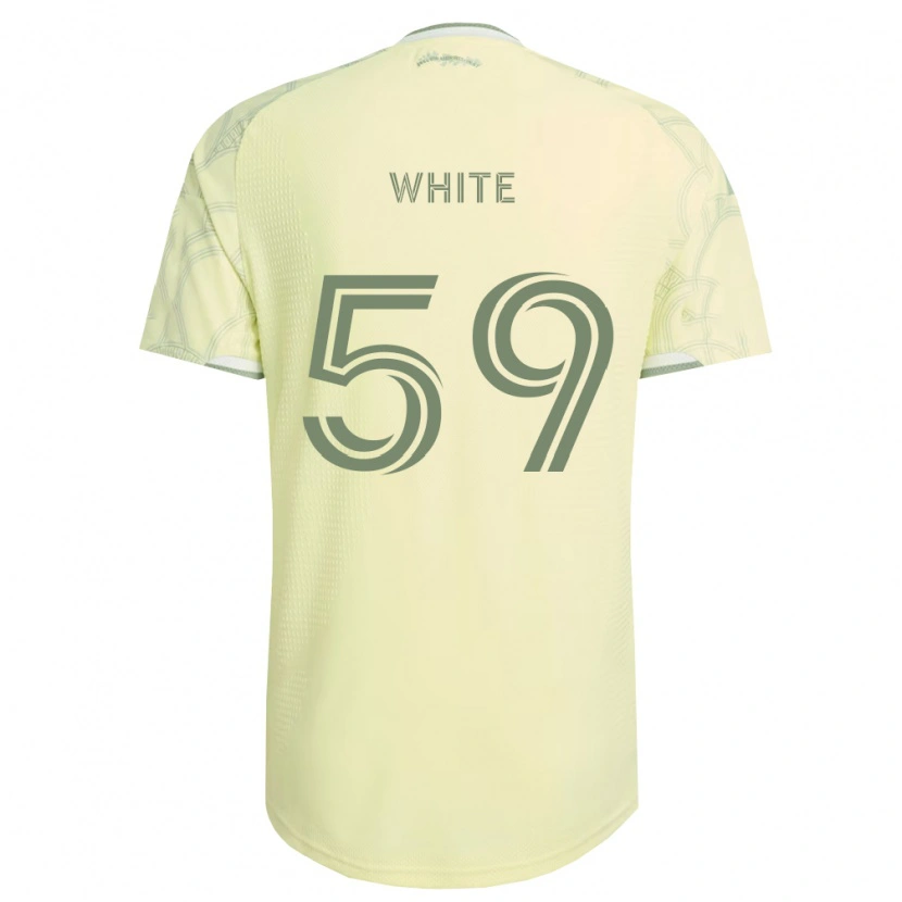 Danxen Mulher Camisola Dario White #59 Bege Branco Alternativa 2026/27 Camisa
