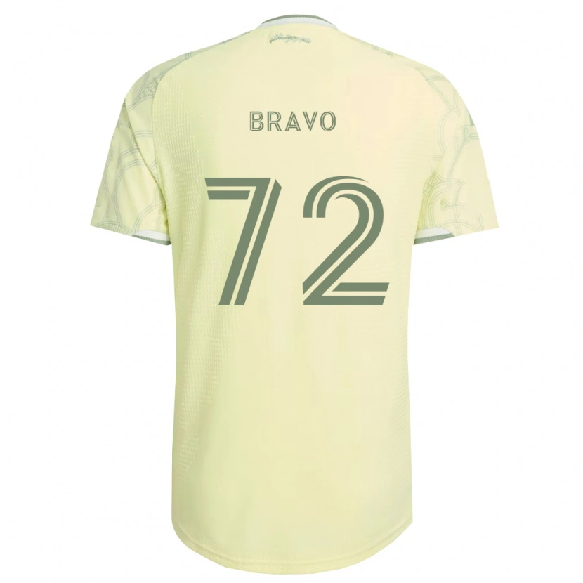 Danxen Mulher Camisola Julian Bravo #72 Bege Branco Alternativa 2026/27 Camisa
