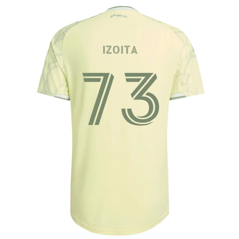 Danxen Mulher Camisola Eric Izoita #73 Bege Branco Alternativa 2026/27 Camisa