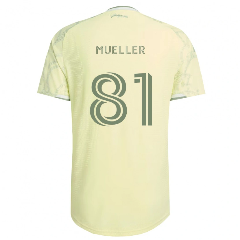 Danxen Mulher Camisola Henry Mueller #81 Bege Branco Alternativa 2026/27 Camisa