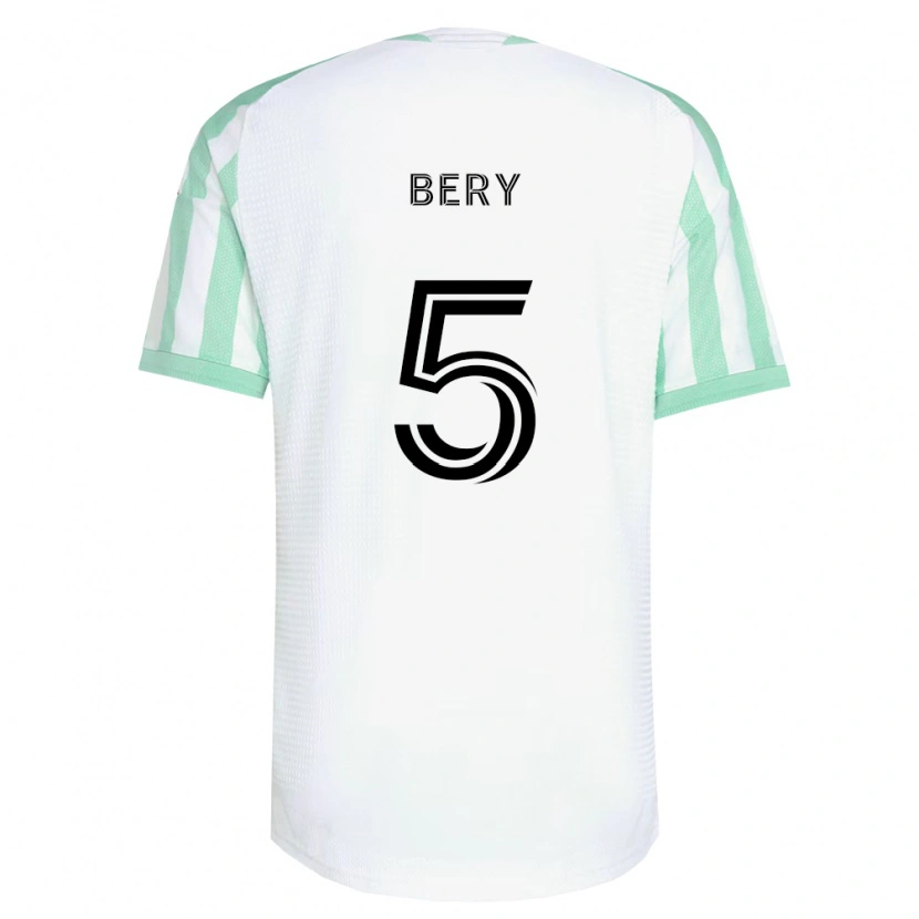Danxen Mulher Camisola Jules Bery #5 Verde Claro Branco Preto Alternativa 2026/27 Camisa