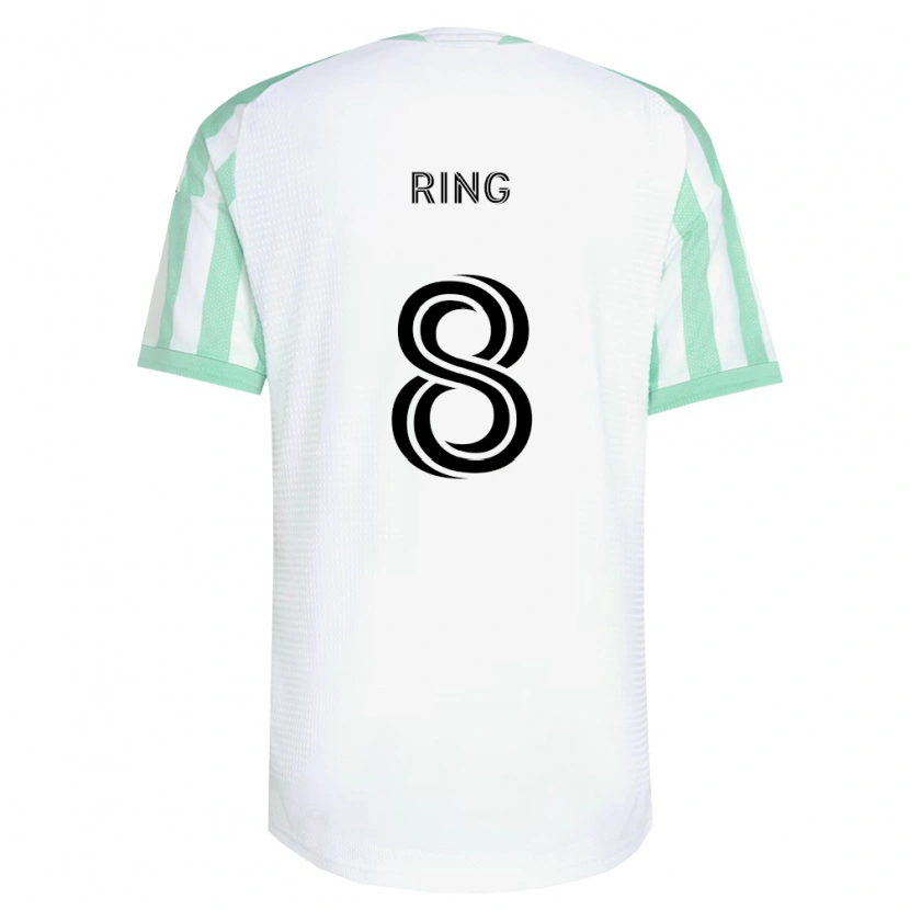 Danxen Mulher Camisola Alexander Ring #8 Verde Claro Branco Preto Alternativa 2026/27 Camisa