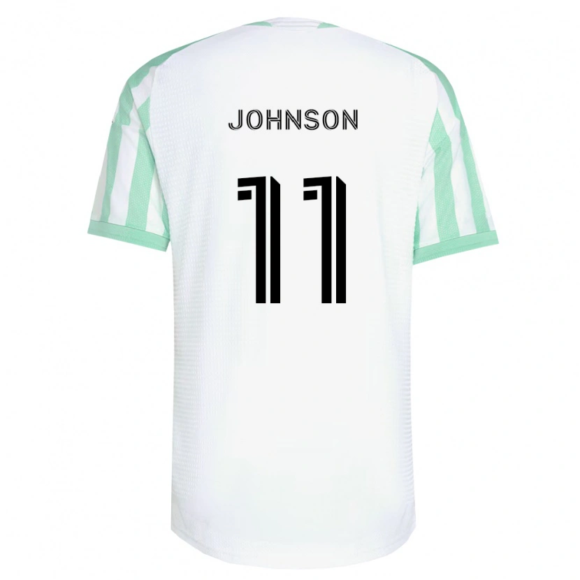Danxen Mulher Camisola Emmanuel Johnson #11 Verde Claro Branco Preto Alternativa 2026/27 Camisa