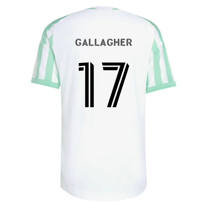 Danxen Mulher Camisola Jon Gallagher #17 Verde Claro Branco Preto Alternativa 2026/27 Camisa