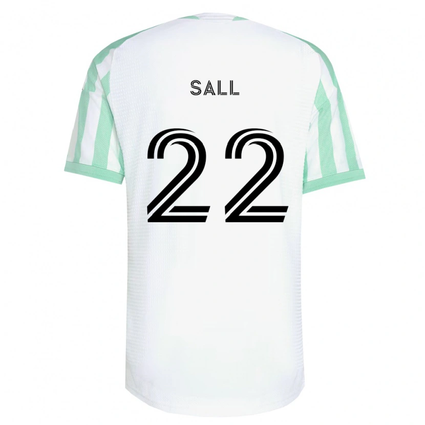 Danxen Mulher Camisola Ibrahima Sall #22 Verde Claro Branco Preto Alternativa 2026/27 Camisa