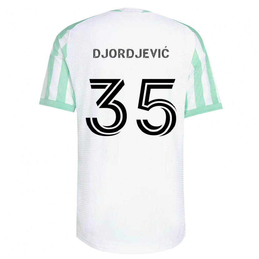 Danxen Mulher Camisola Mateja Djordjević #35 Verde Claro Branco Preto Alternativa 2026/27 Camisa
