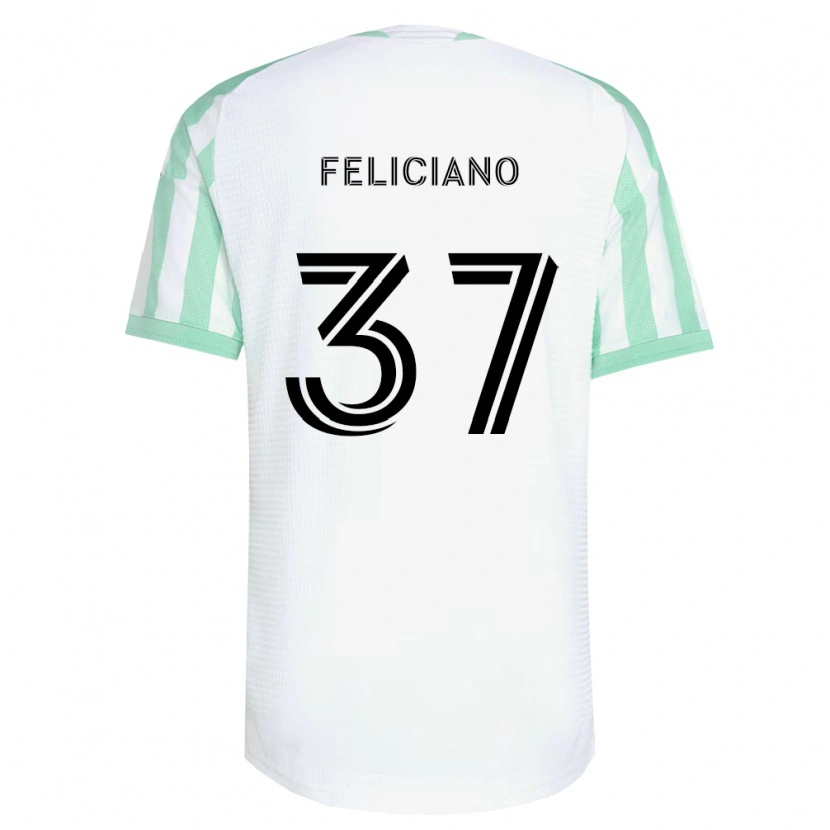 Danxen Mulher Camisola Erick Feliciano #37 Verde Claro Branco Preto Alternativa 2026/27 Camisa